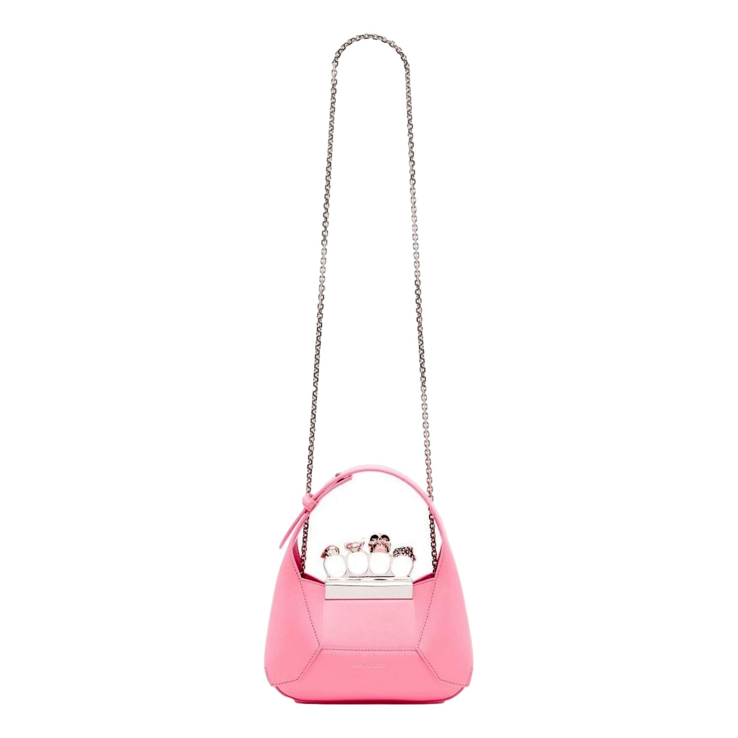 Alexander Mcqueen The Jewelled Hobo Mini Bag in Pink - Shop Bags LLC