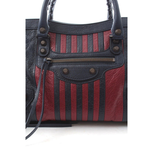 Balenciaga Stripe Satchel: Chic and Versatile Handbag for Everyday - Shop Bags LLC