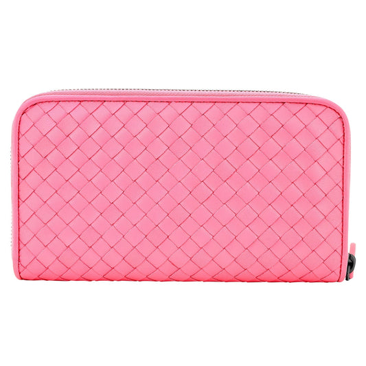 Bottega Veneta Pink Leather Wallet - Luxury with a Cheerful Twist - Shop Bags LLC