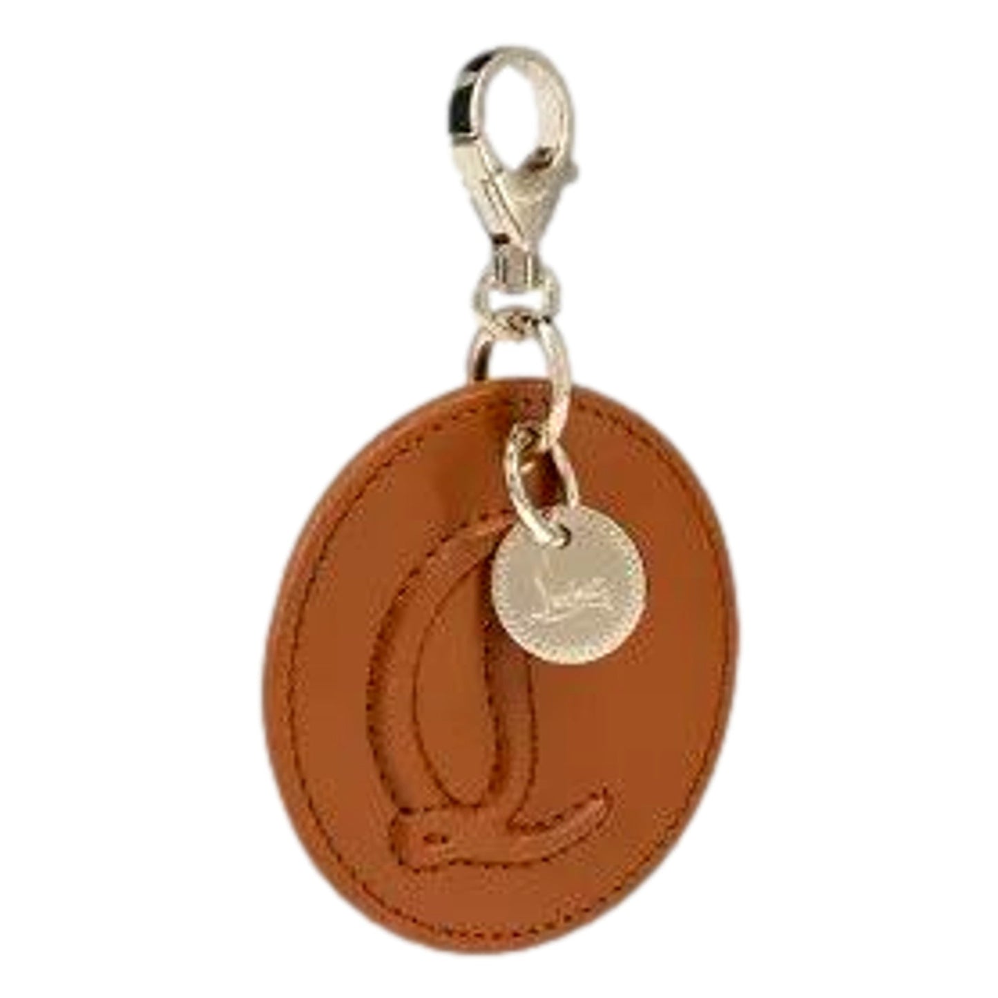 Christian Louboutin Brown Bag Charm Keychain - Luxury Accessory - Shop Bags LLC