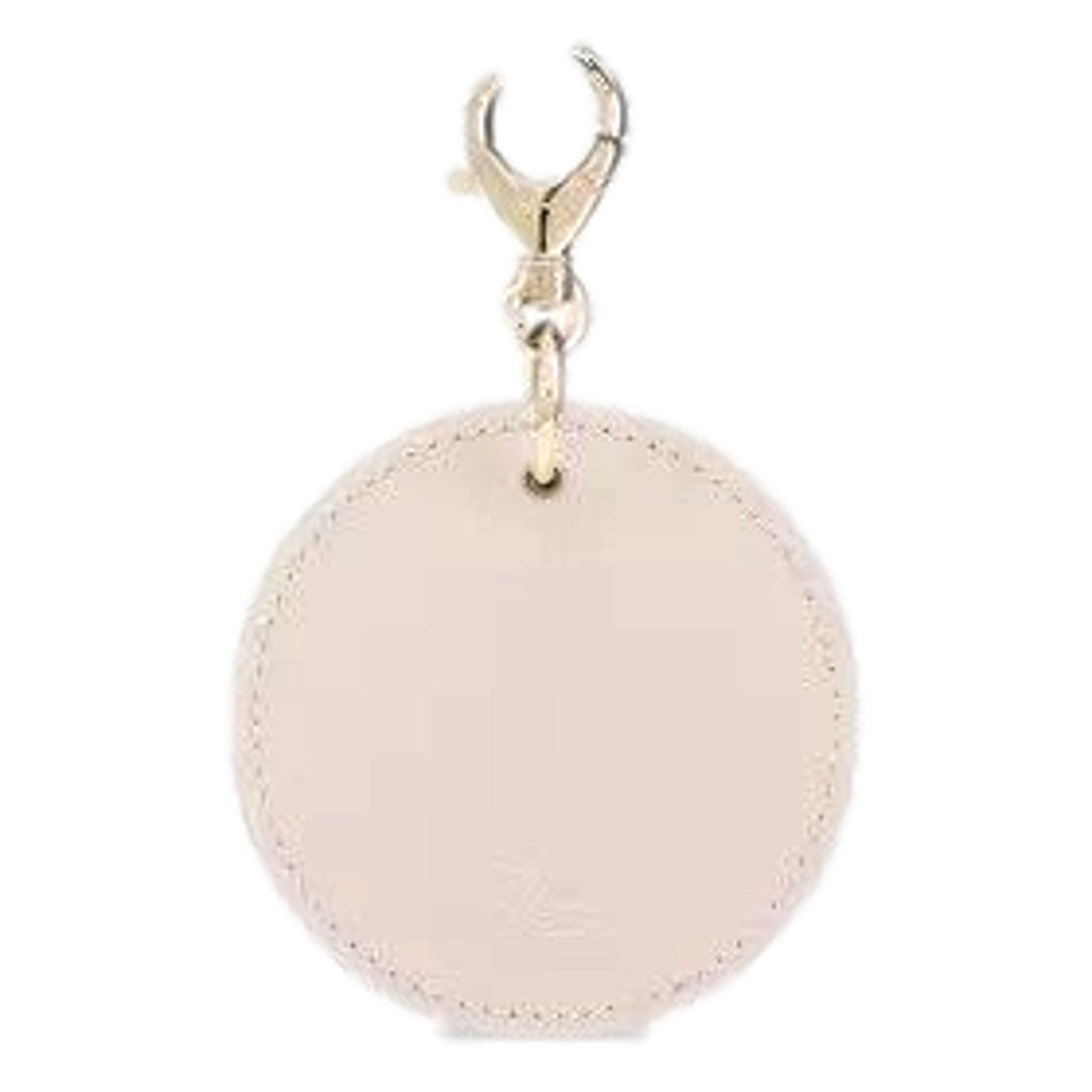 Christian Louboutin Leather Bag Charm Keychain in Leche Cream - Shop Bags LLC