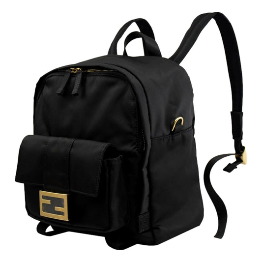Fendi Baguette Black Nylon Backpack - Travel in Style -