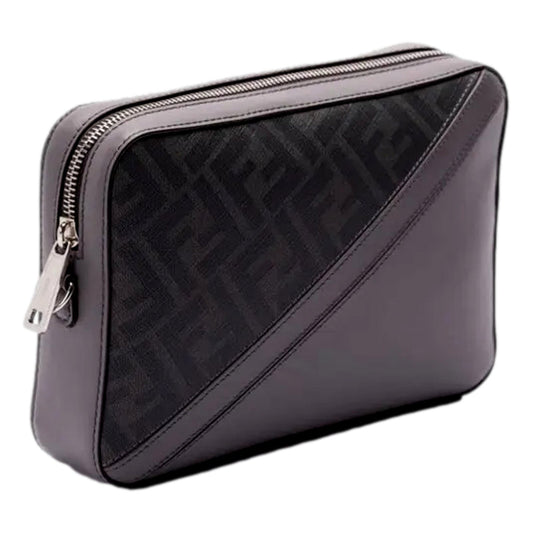 Fendi Diagonal FF Jacquard Camera Case - Chic Italian Luxury Bag - Shop Bags LLC