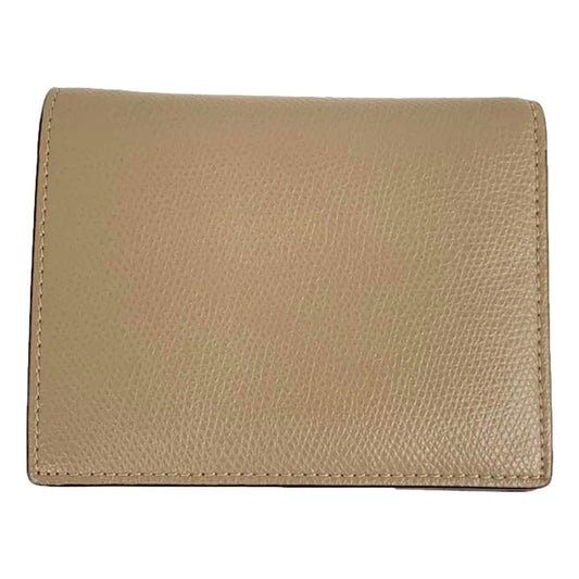 Fendi F: Tortora Gray Leather Bifold Wallet - Italian Craftsmanship - Shop Bags LLC