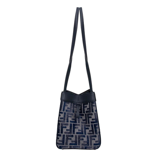 Fendi FF Origami Mini Sac - Blue Luxury Handbag for Style Aficionados - Shop Bags LLC