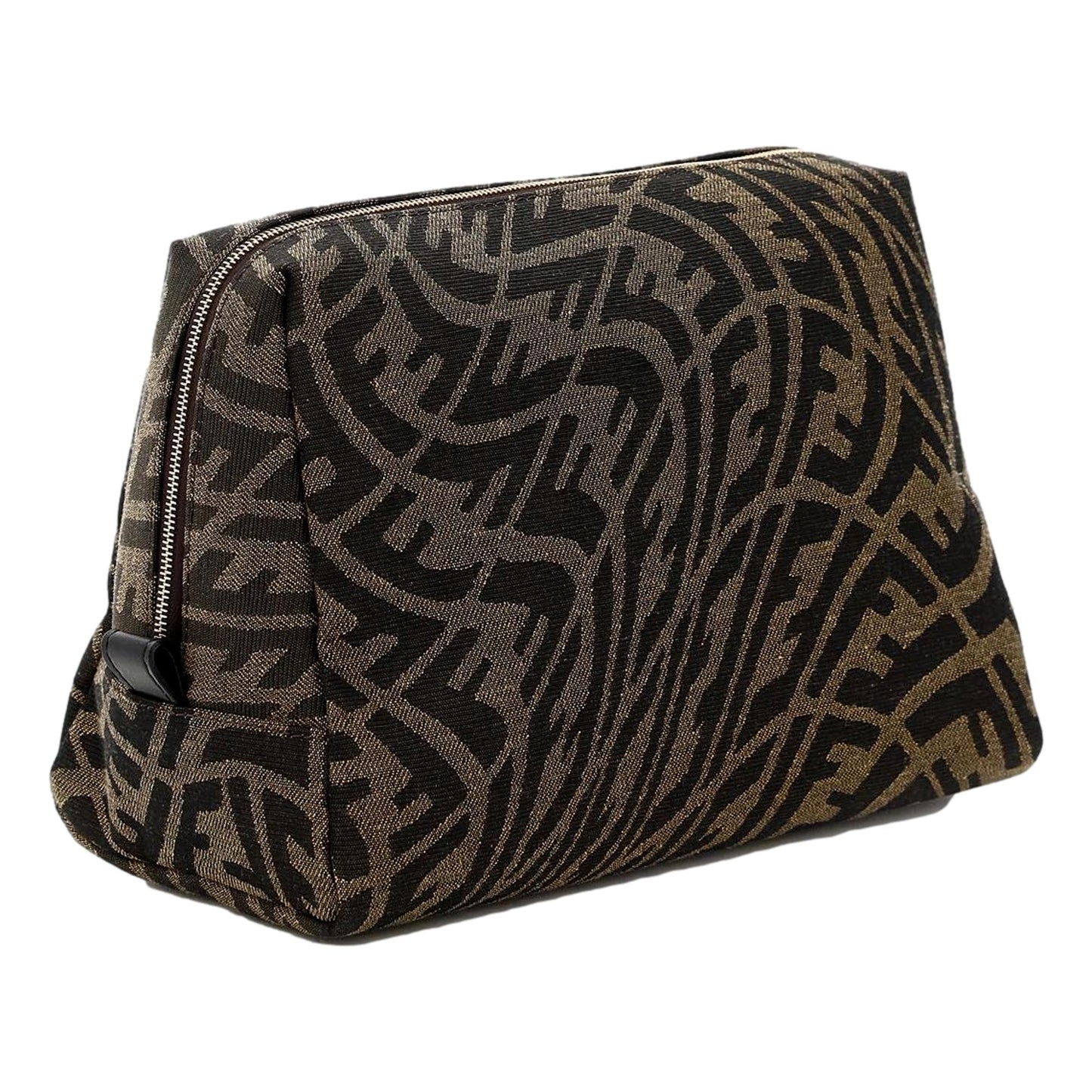 Fendi FF Vertigo Beauty Pouch - Stylish Travel Clutch Bag -