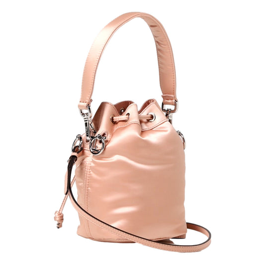 Fendi Mon Tresor Mini Bucket Bag: Chic Baby Pink Crossbody Elegance - Shop Bags