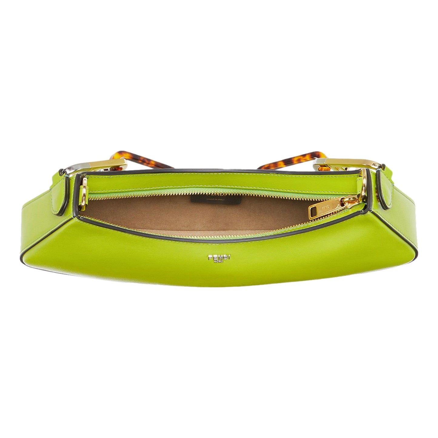 Fendi O'Lock Swing Small Hobo Shoulder Bag - Wasabi Green Elegance - Shop Bags