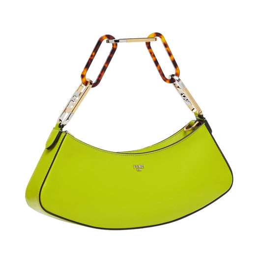 Fendi O'Lock Swing Small Hobo Shoulder Bag - Wasabi Green Elegance - Shop Bags