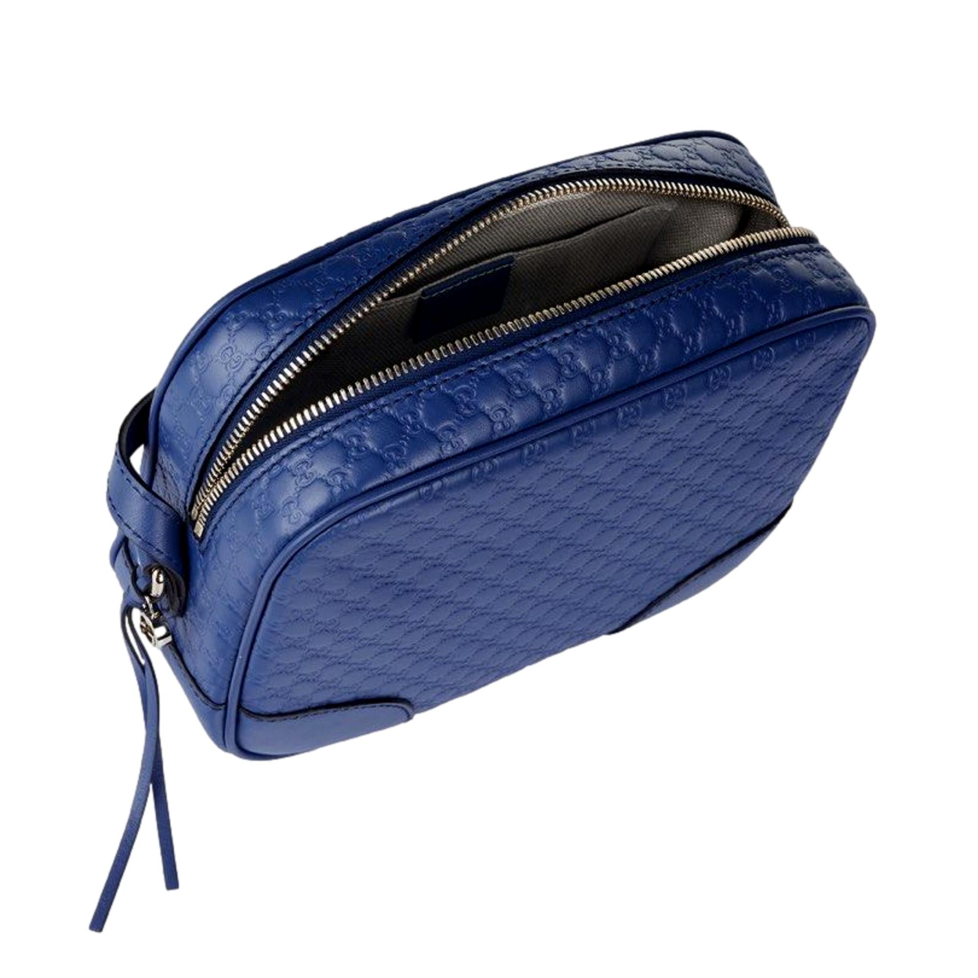 Gucci Bree Crossbody Bag - Elegant Caspian Blue Leather Treasure -   Shop Bags