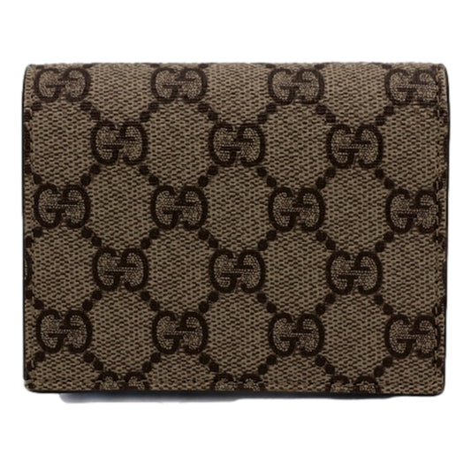 Gucci GG Marmont Canvas Wallet: Elegant Pink & Blue Card Case - Shop Bags LLC
