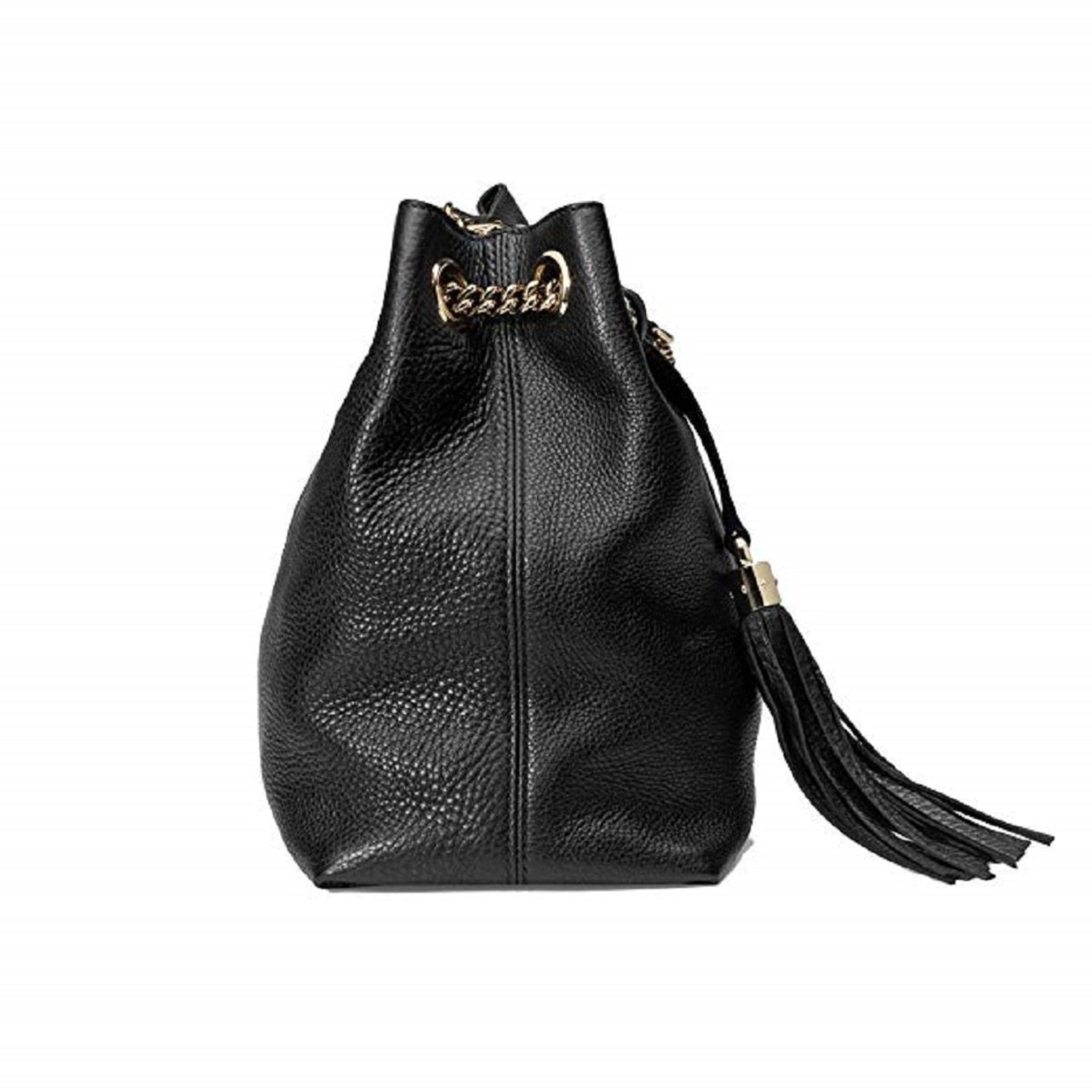 Gucci GG Medium Soho Black Shoulder Bag - Luxury Meets Practicality -   Shop Bags LLC