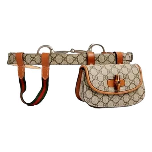Gucci GG Supreme Bamboo 1947 Mini Belt Bag - Elegant & Functional - Shop Bags LLC