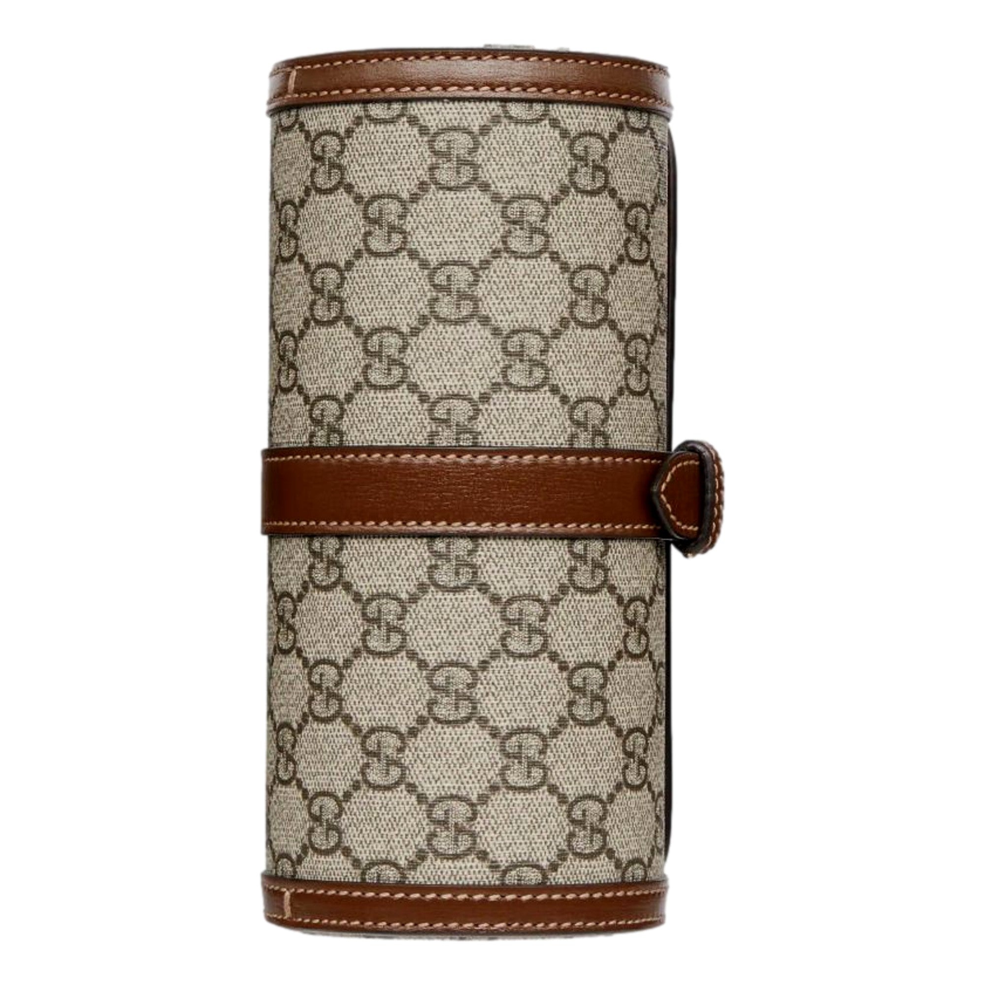 Gucci GG Supreme Canvas Leather Watch Case: Luxury & Protection -   Shop Bags LLC