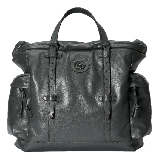 Gucci Gray Leather Tote: Luxury, Style & Functionality - Shop Bags LLC