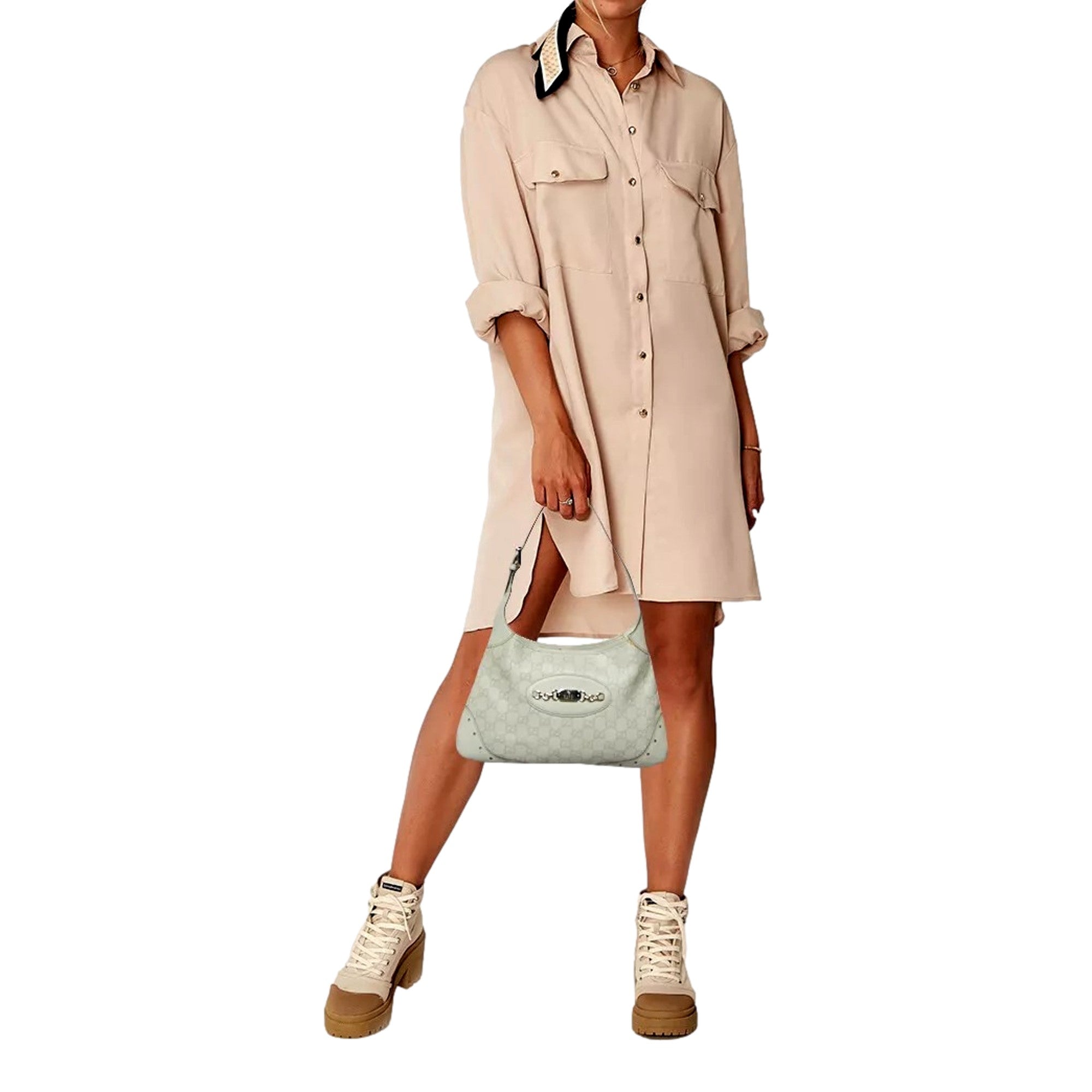 Gucci Hobo Leather Handbag: Chic White Guccissima Pre-Owned Style -   Shop Bags LLC