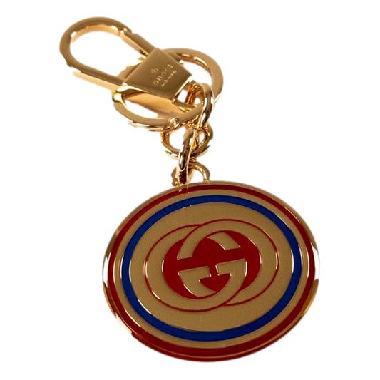 Gucci Interlocking G Keychain: Luxurious Multicolor Bag Charm - Shop Bags LLC
