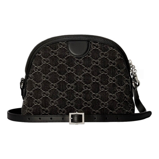 Gucci Ophidia Dome GG Denim: Luxe Black Shoulder Bag for Chic Style - Shop Bags LLC