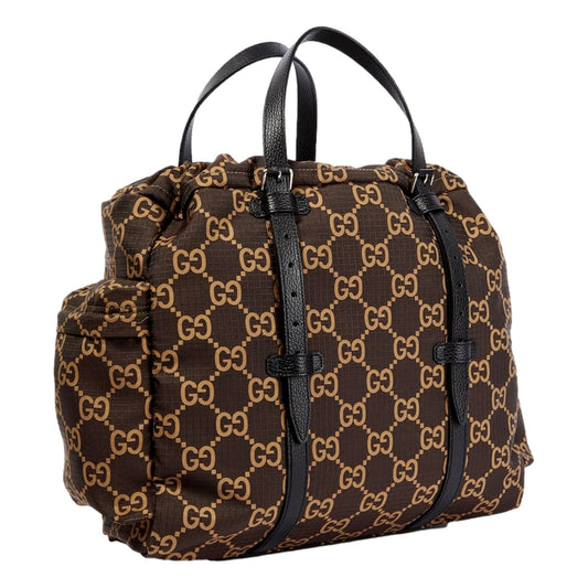 Gucci Ripstop Brown Beige GG Tote Bag - Luxury & Utility Combined - Shop Bags LLC