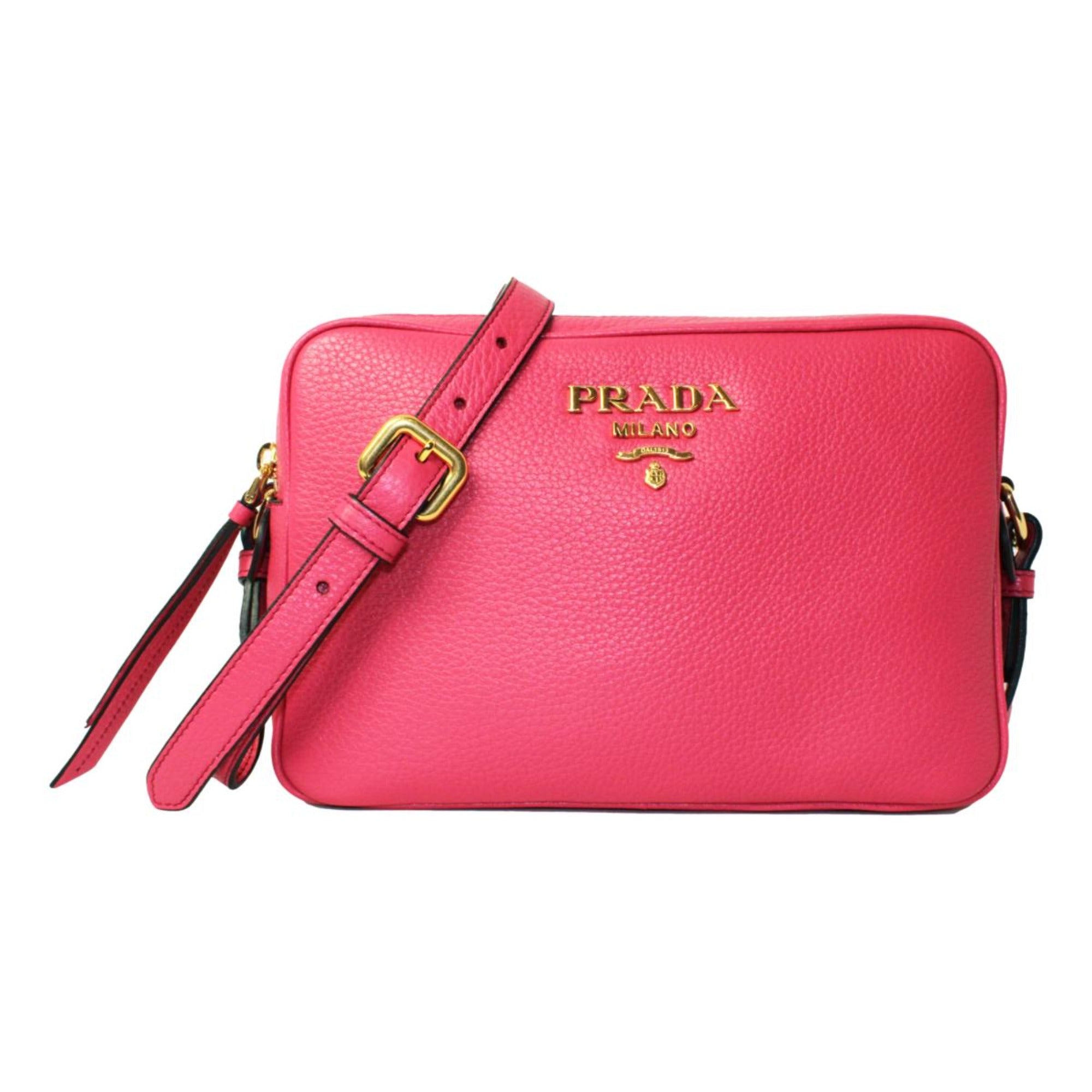 Prada Crossbody Bag - Peonia Pink Bag, Luxury Designer Prada Bag