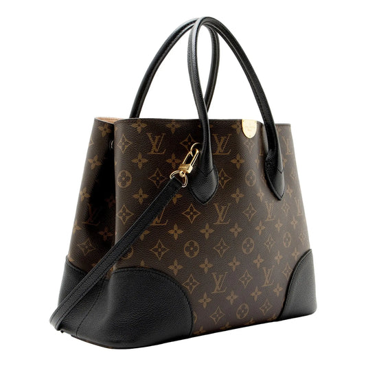 Louis Vuitton Flandrin Monogram Canvas Leather Handbag with Strap