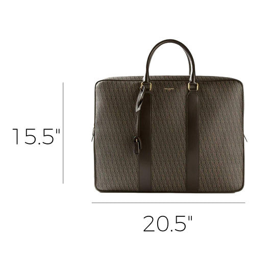 Luxury Travel in Style: Saint Laurent Large Monogram Luggage Case - Shop Bags LLC