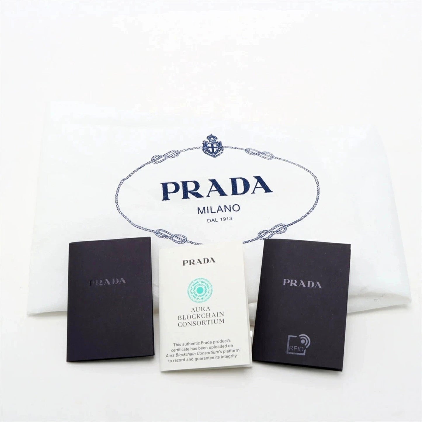 Prada 2Way Tessuto Nylon Cielo Blue Ostrich Leather Shoulder Handbag - Shop Bags LLC
