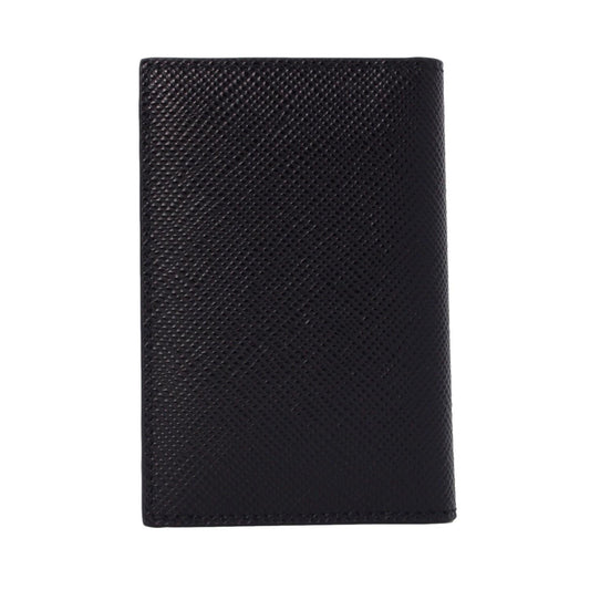 Prada Black Leather Card Holder - Stylish, Compact & Functional Design - Shop Bags LLC