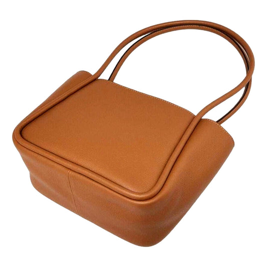 Prada Caramel Brown Leather Tote - Chic Italian Luxury Handbag - Shop Bags LLC