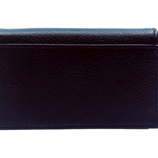 Prada Men's Black Saffiano Card Holder Wallet - Luxury & Elegance - Shop Bags LLC