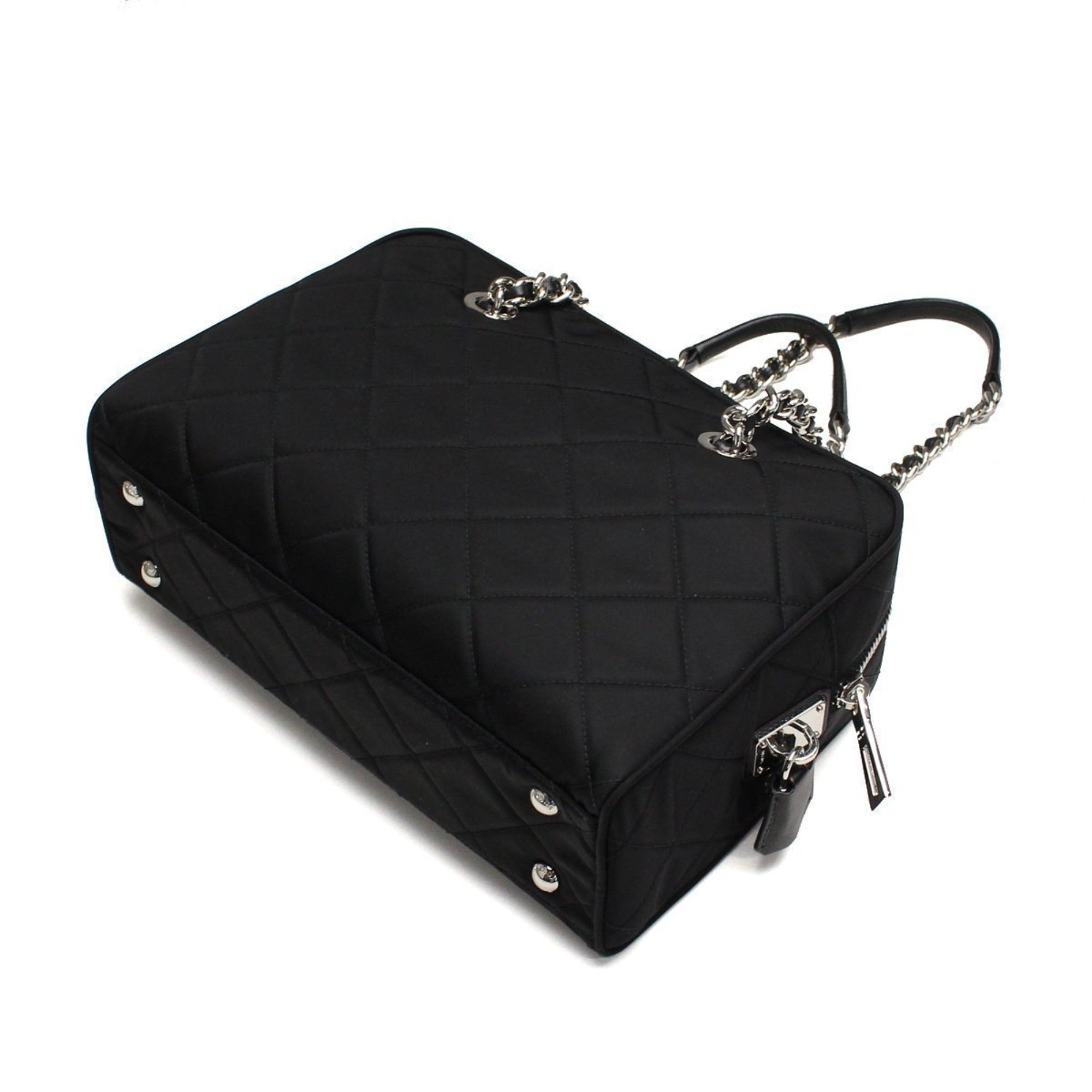 Prada Quilted Black Nylon Shoulder Bag - Luxury & Security Combined -   Shop Bags LLC