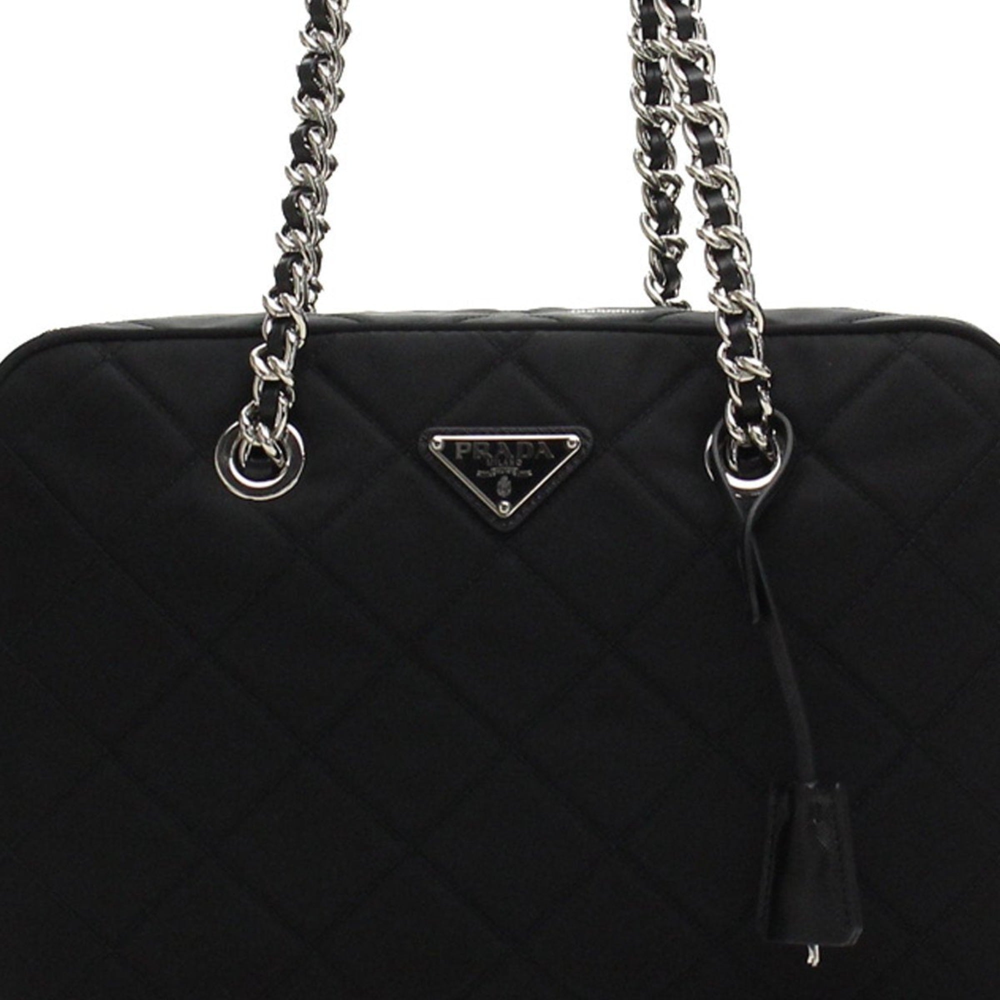 Prada Quilted Black Nylon Shoulder Bag - Luxury & Security Combined -   Shop Bags LLC