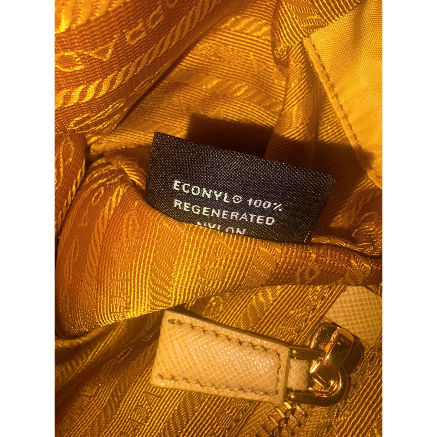 Prada Re-Edition 1995 Tote in Maize Yellow - Sustainable Luxury - Shop Bags LLC