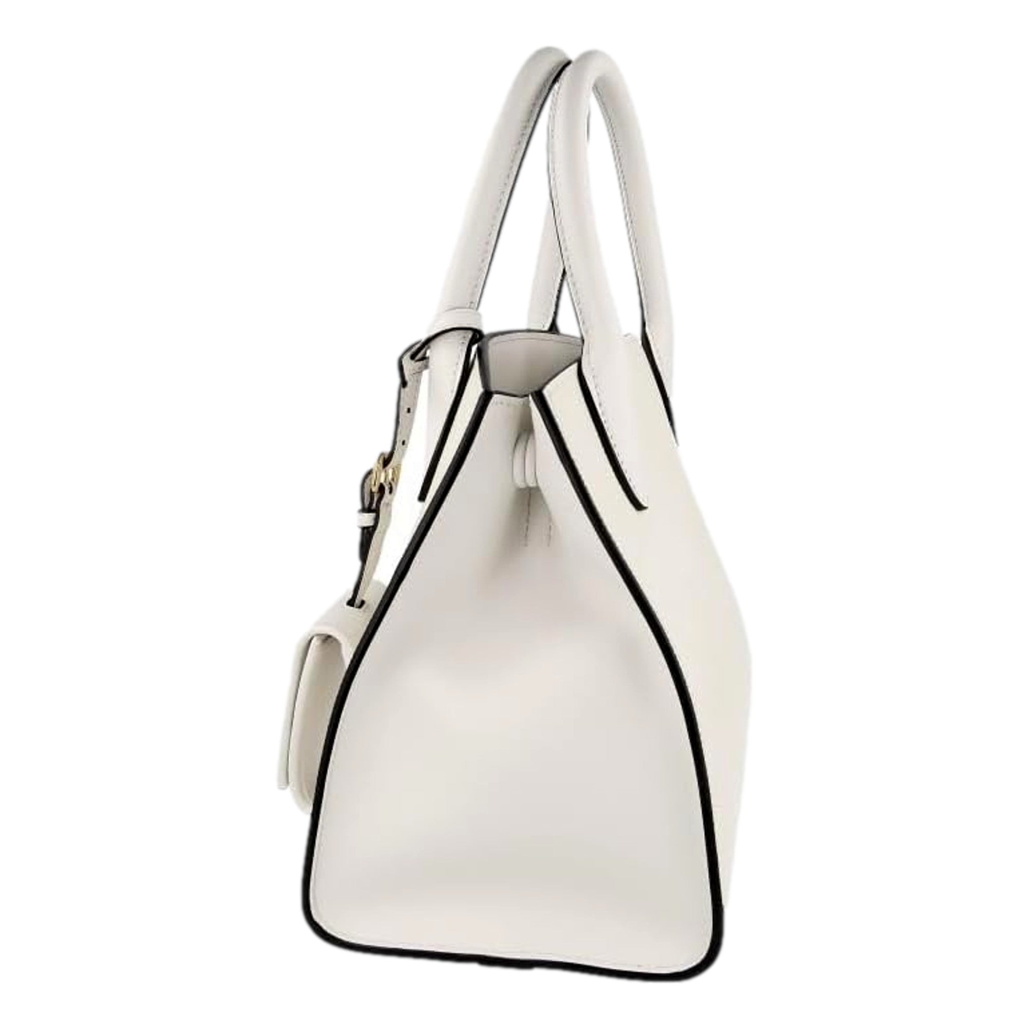 Prada Saffiano Leather White Handbag: Elegance & Luxury Redefined -   Shop Bags LLC