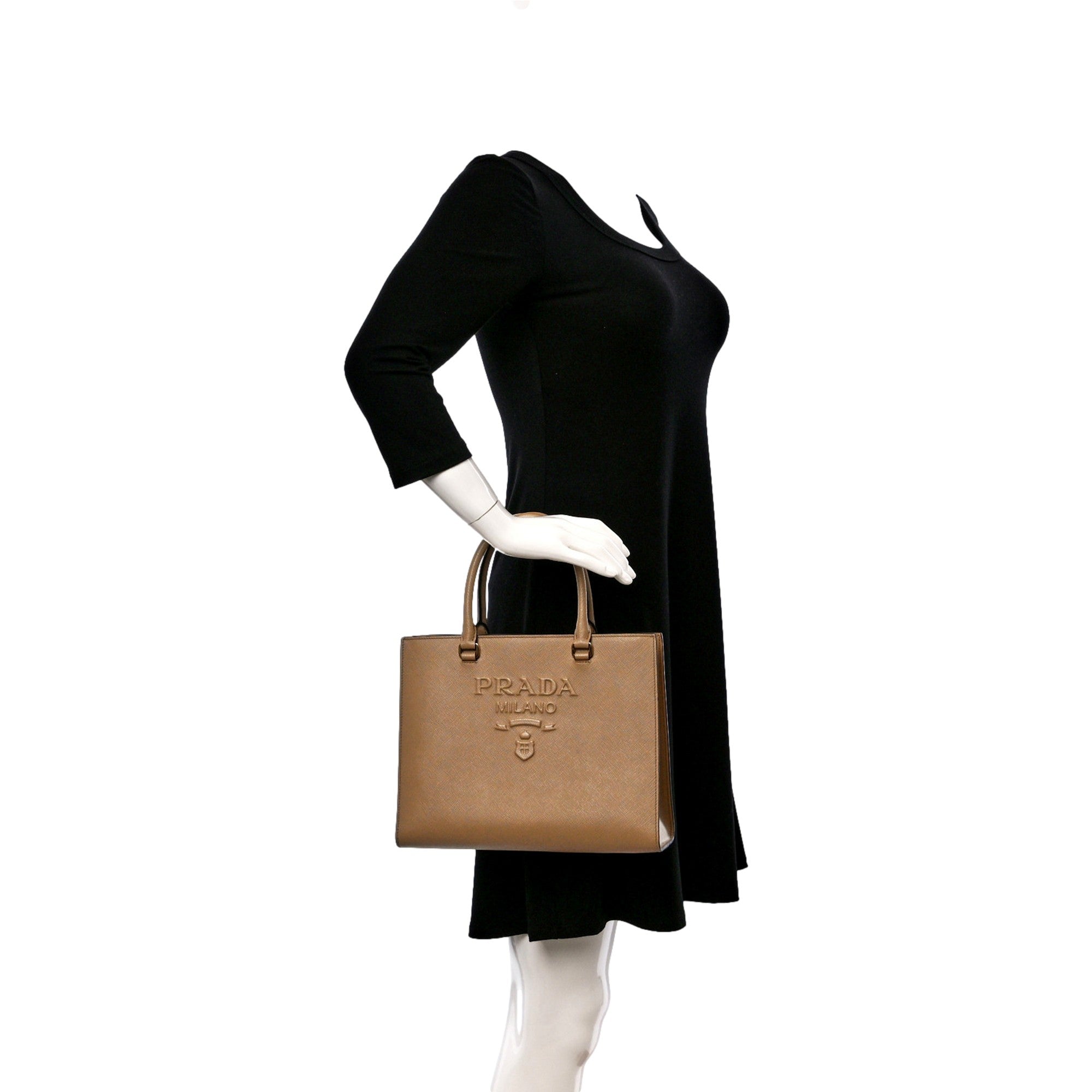 Prada Saffiano Sabbia Tote, Shop Bags - Luxurious Italian -   Shop Bags LLC