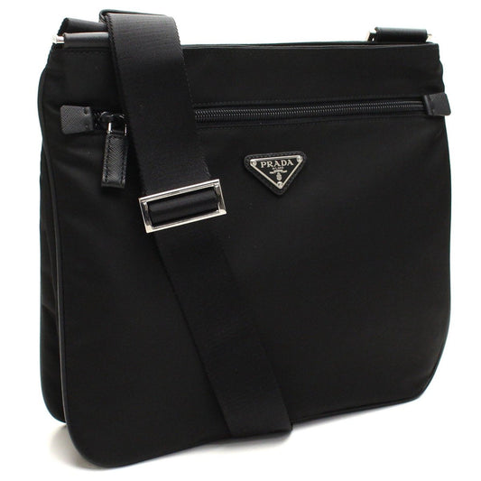 Prada Tessuto Saffiano Black Messenger Bag – Style Meets Functionality - Shop Bags LLC
