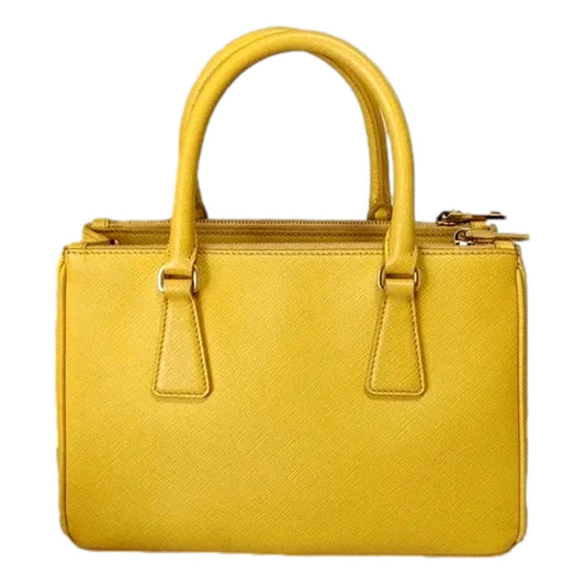 Prada's Galleria Small Tote in Sole Yellow - Shop Bags LLC