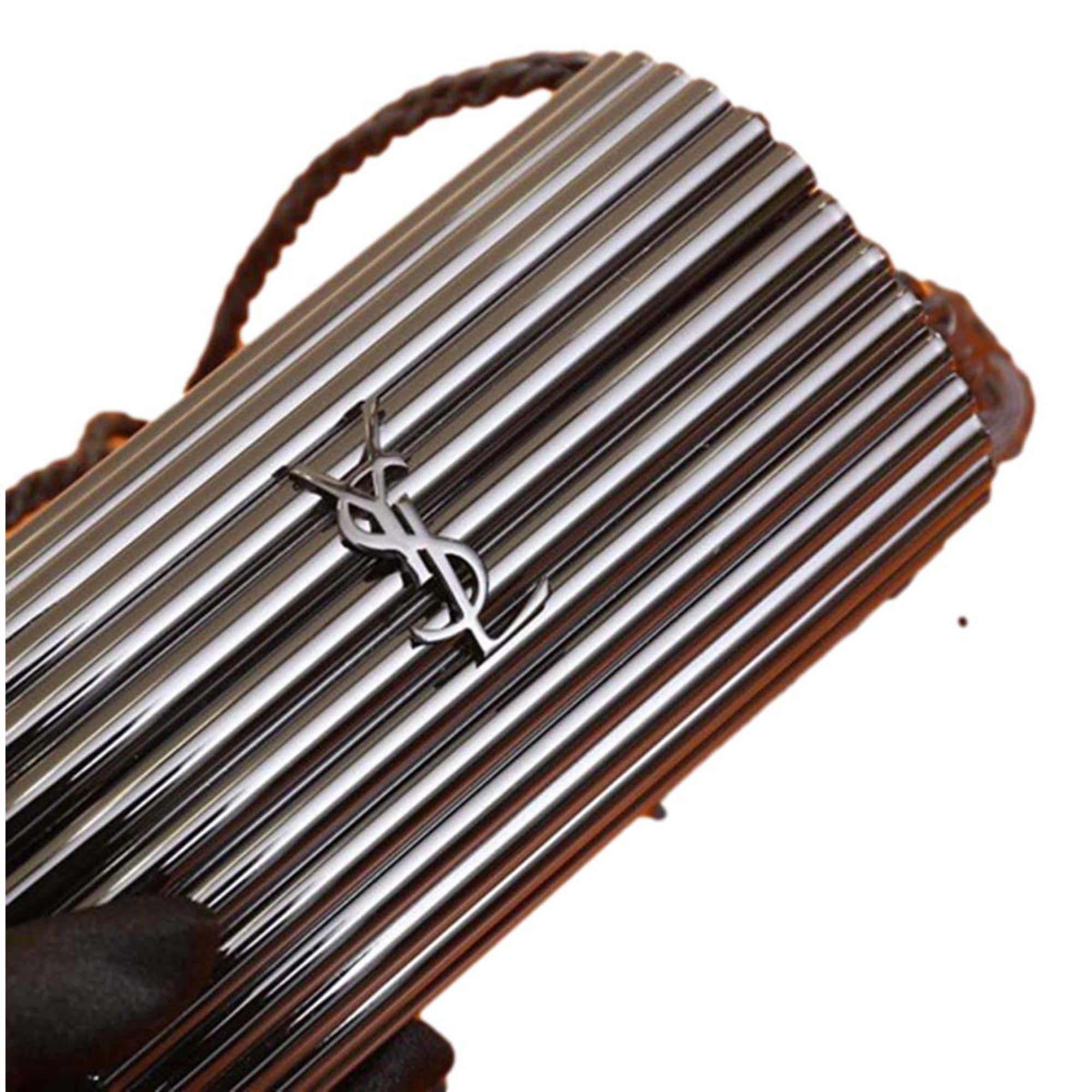 Saint Laurent Black Plexiglass Opium Box Bag - Luxury & Elegance -   Shop Bags LLC