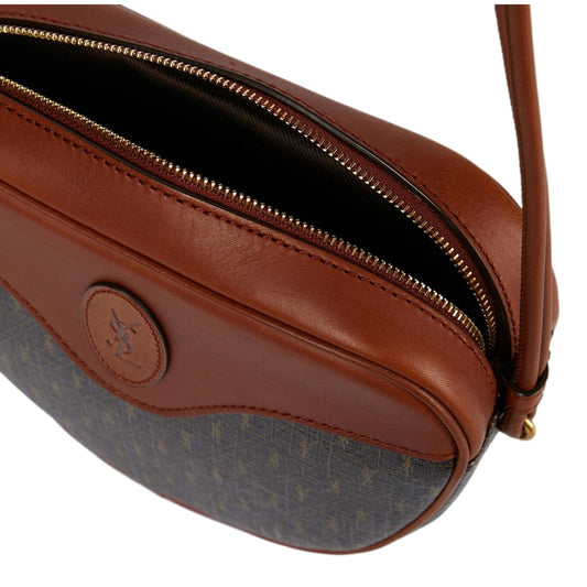 Saint Laurent Coeur Monogram Brown Canvas - Chic Crossbody Luxury - Shop Bags LLC