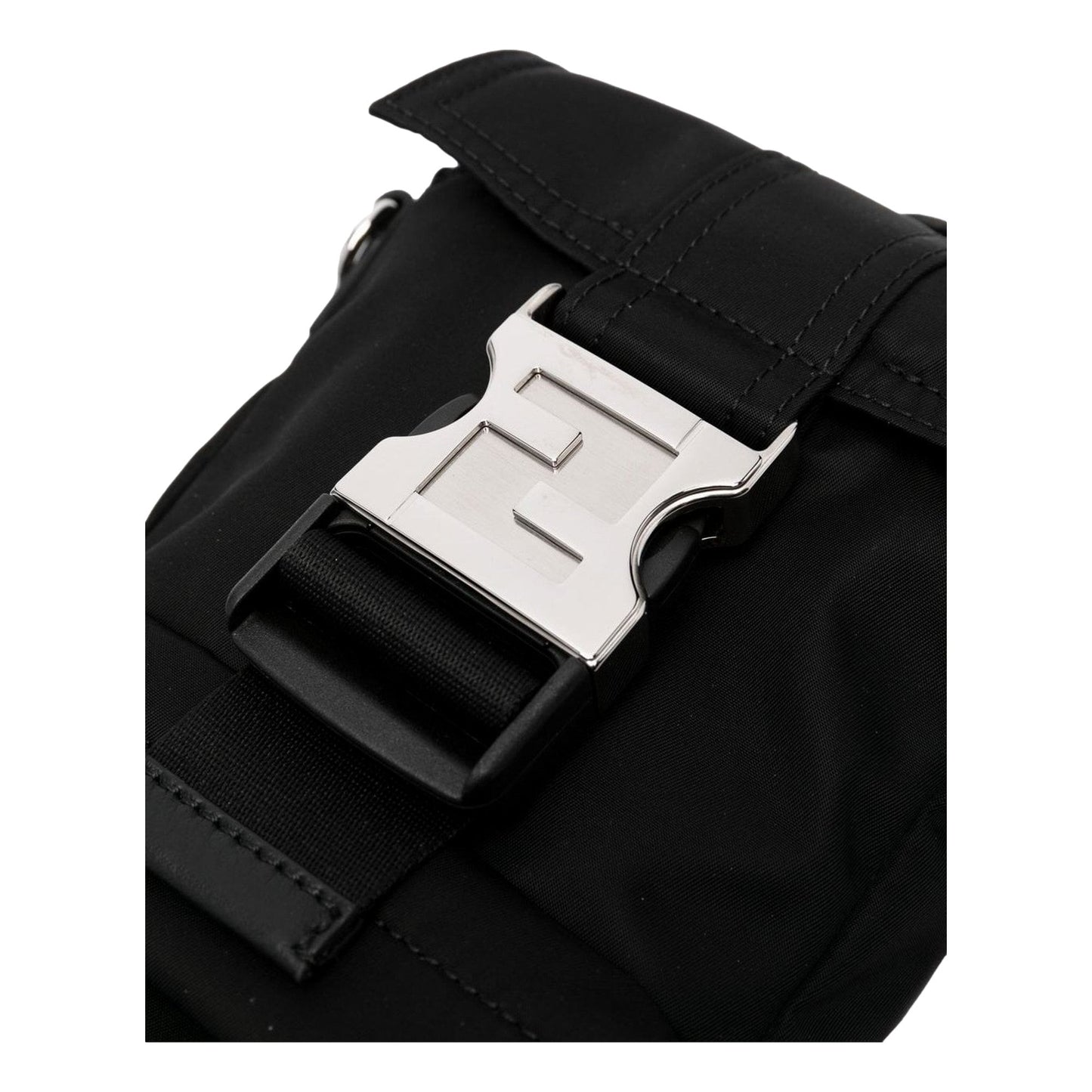 Stylish & Sustainable Small Fendi Backpack - Black Nylon Elegance - Shop Bags