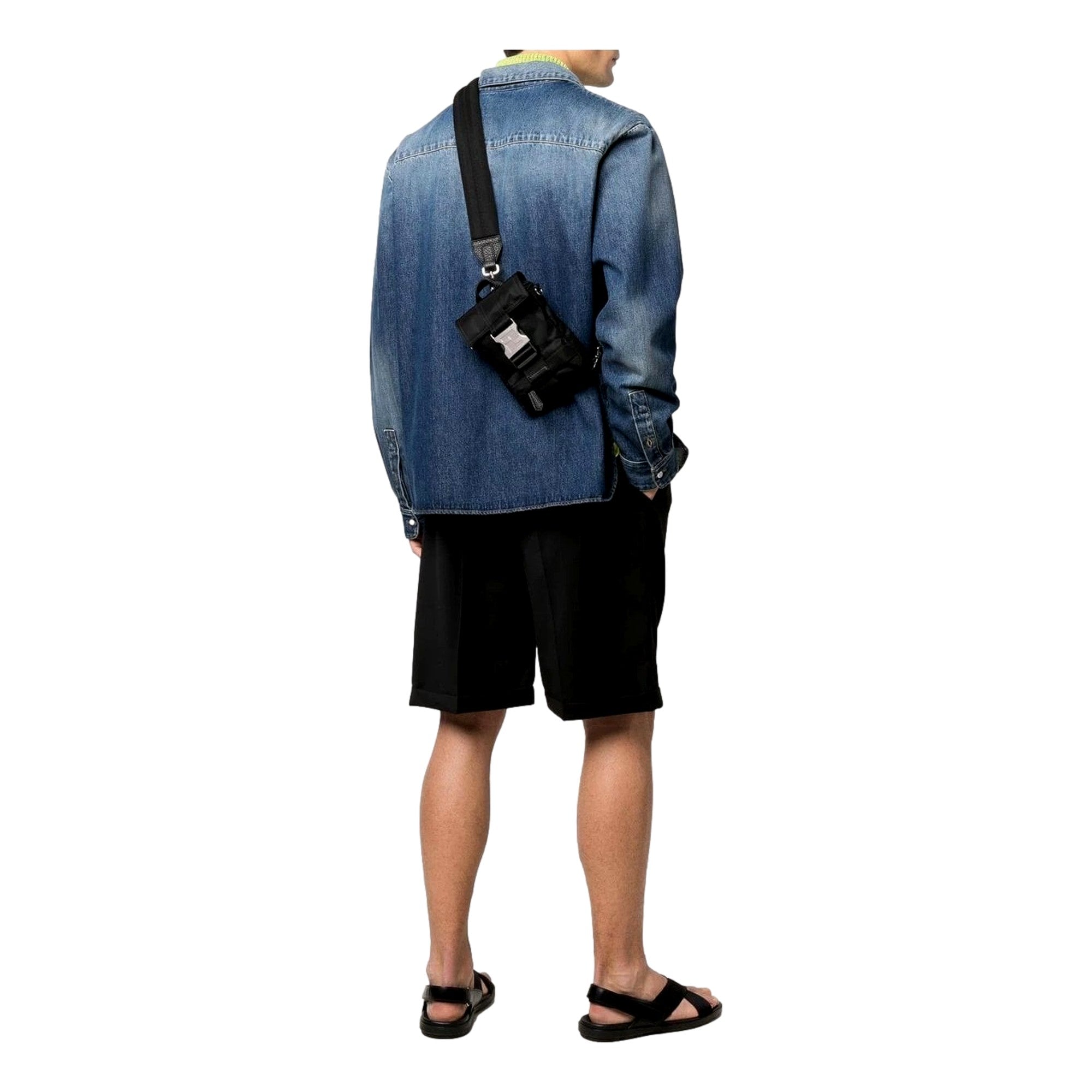 Stylish & Sustainable Small Fendi Backpack - Black Nylon Elegance -   Shop Bags