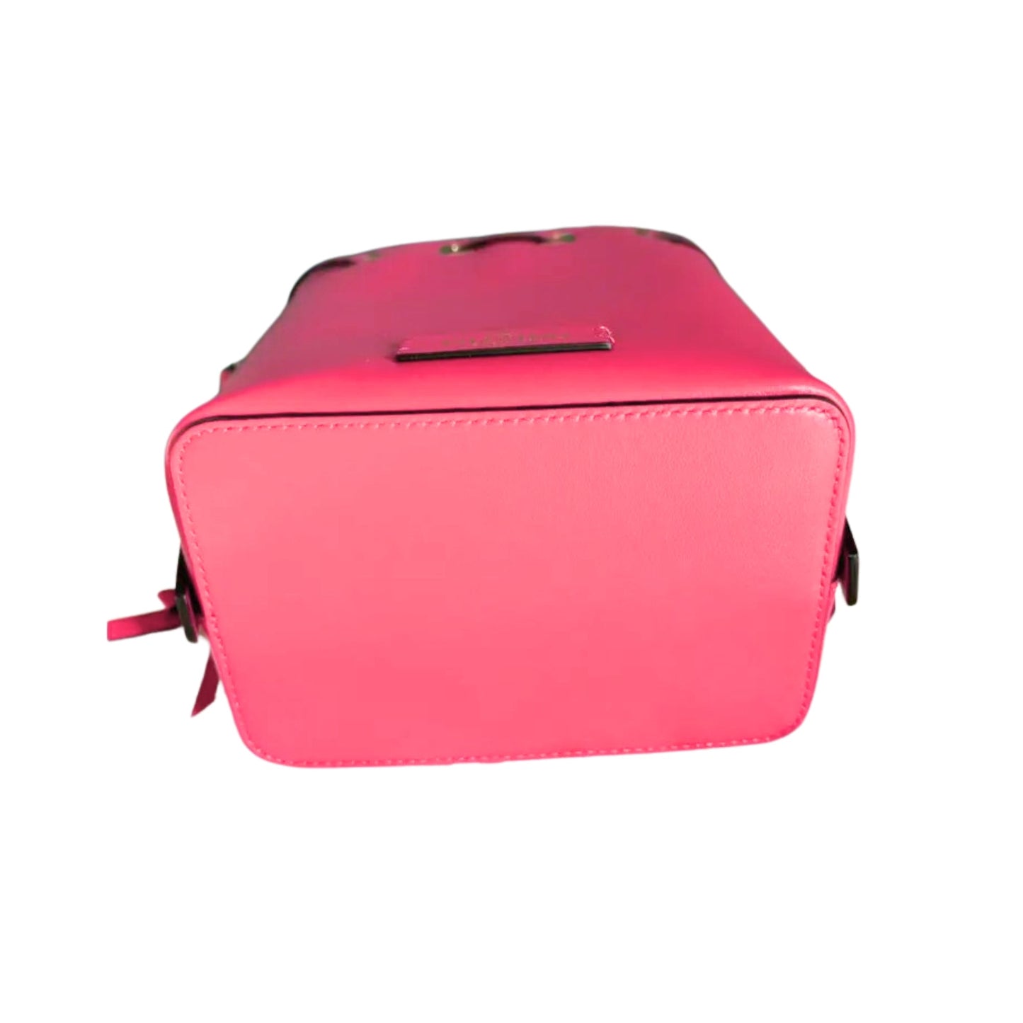 Valentino Garavani VLogo Walk Bucket Crossbody Bag Pink Calf Leather - Shop Bags