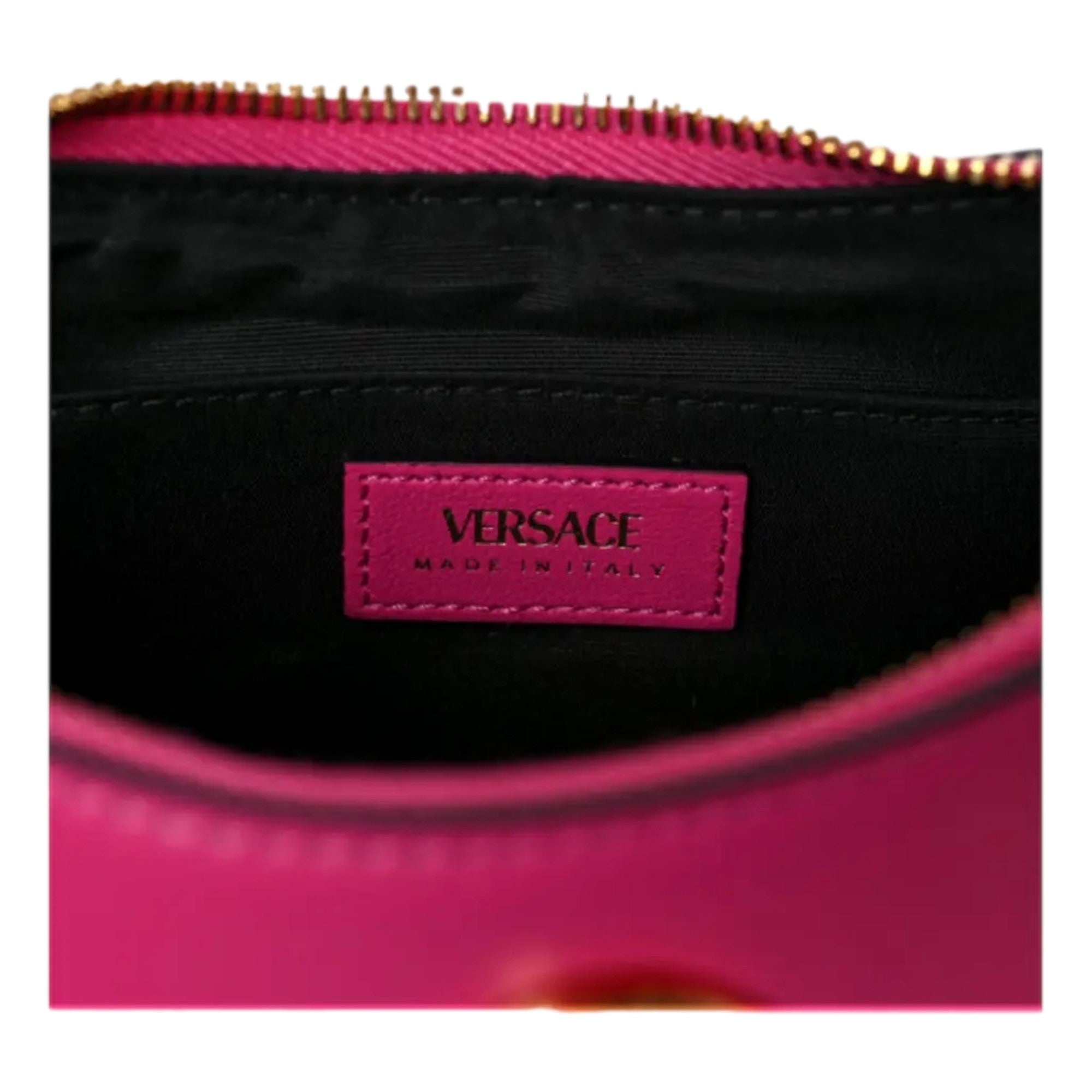 Versace La Medusa Half Moon Hobo Bag: Chic Pink Leather Crossbody -   Shop Bags