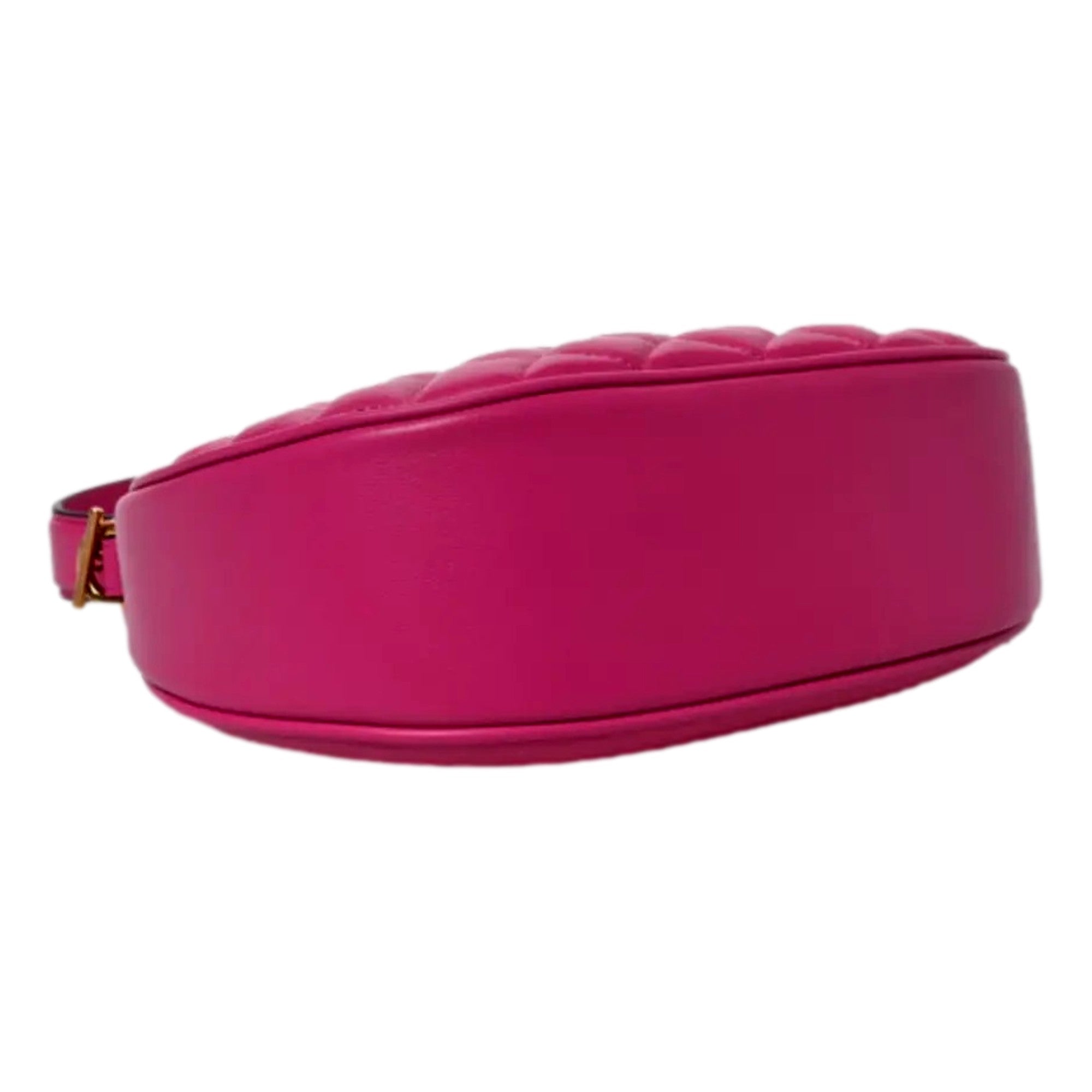 Versace La Medusa Half Moon Hobo Bag: Chic Pink Leather Crossbody -   Shop Bags