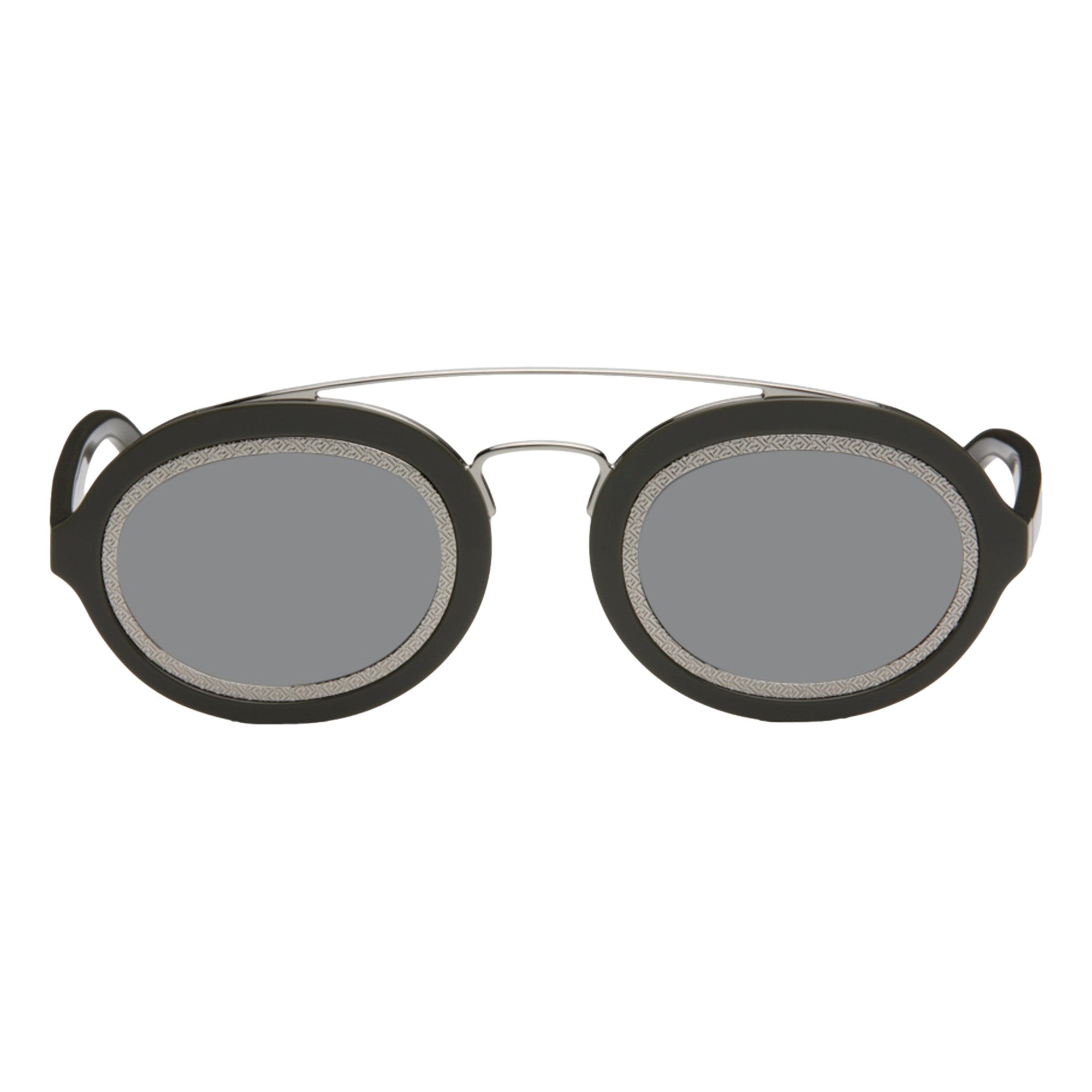 Stylish Men's Sunglasses: Fendi FF Shades in Grey & Silver