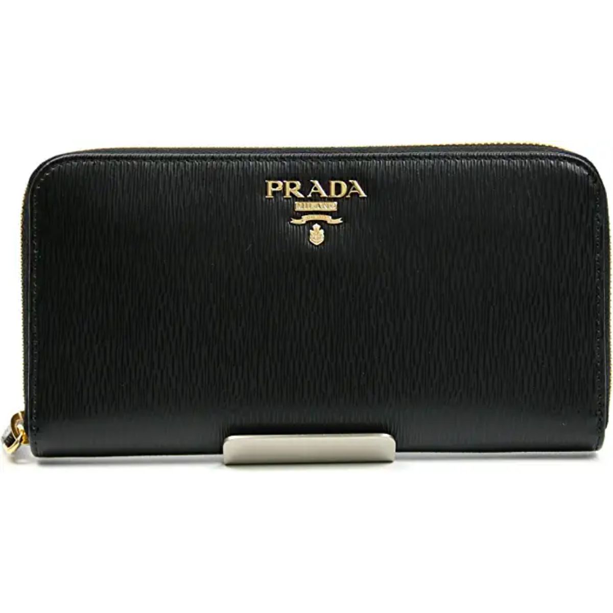 Elegant Prada Leather Wallet with Ample Space & Security