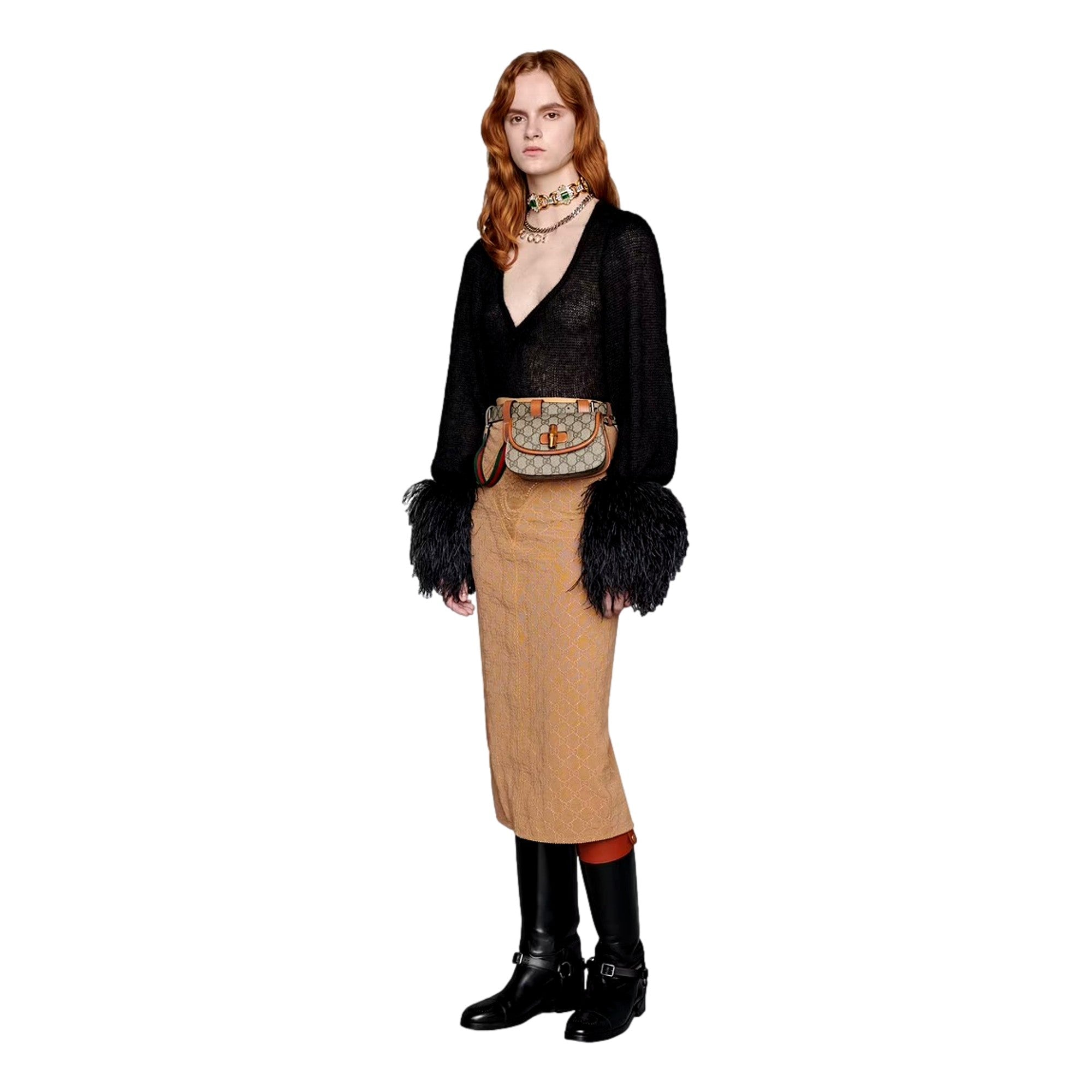 Gucci GG Supreme Bamboo 1947 Mini Belt Bag - Elegant & Functional
