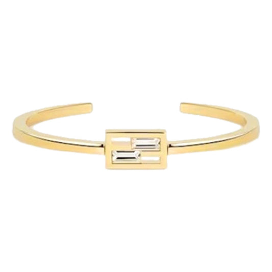 Featured image for Fendi Baguette Crystal Gold Cuff Review for Women