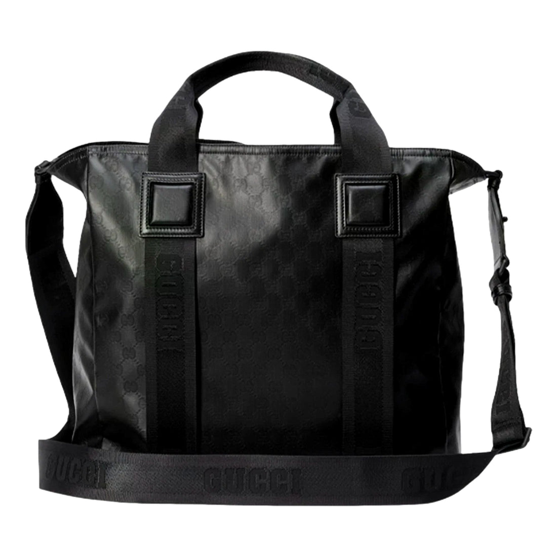 Featured image for Gucci GG Crystal Black Canvas Travel Tote Bag Review