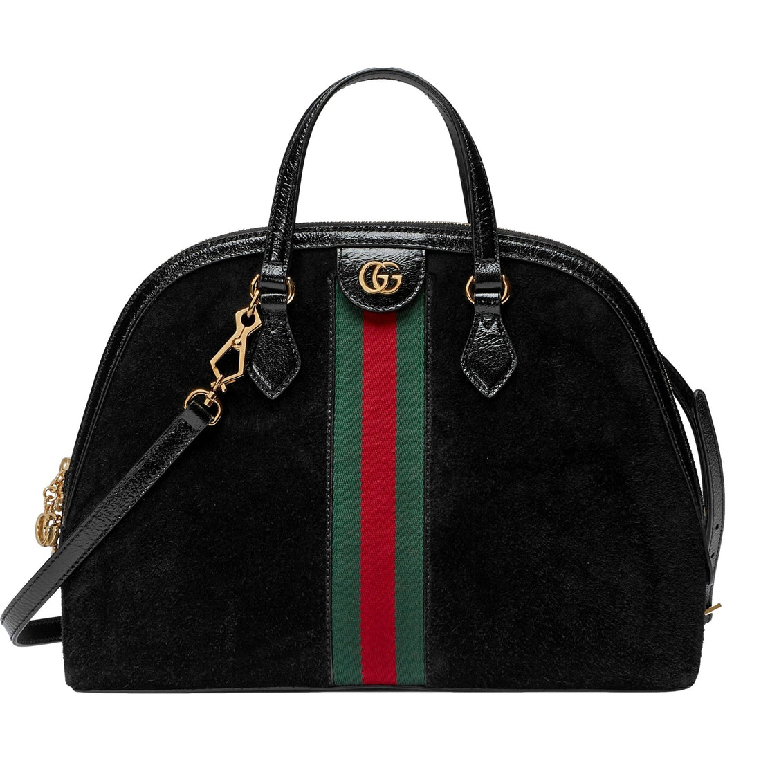 Featured image for Gucci Ophidia Satchel Review: Black Suede Elegance